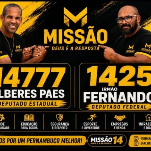 Foto oficial de Alberes Paes