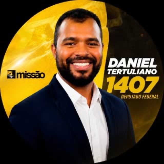 Foto oficial de Daniel Tertuliano no TSE