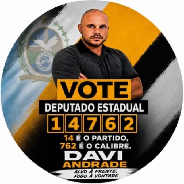 Foto oficial de Prof Davi Andrade no TSE